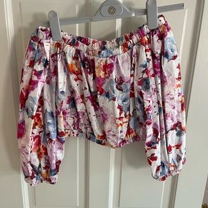 Floral Off the Shoulder Top